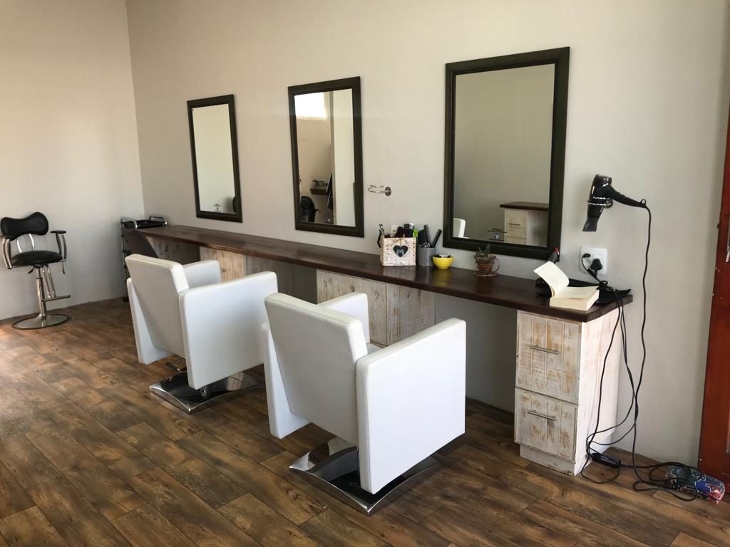 Styling stations inside Hair Junction salon